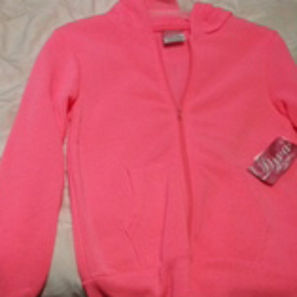 pink zip up jacket